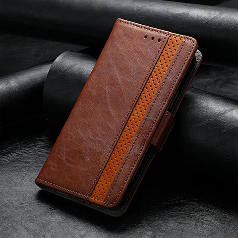 Handytasche Stand Schutzhülle Flip Leder Hülle S10D für Xiaomi Redmi Note 12 Turbo 5G Braun