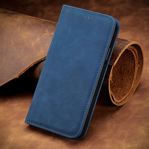 Handytasche Stand Schutzhülle Flip Leder Hülle S12D für Huawei Honor X6 Blau