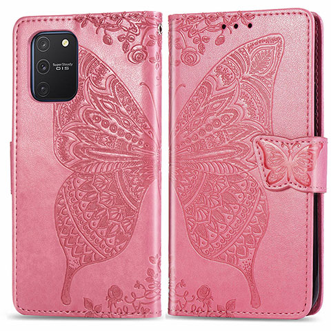 Handytasche Stand Schutzhülle Flip Leder Hülle Schmetterling für Samsung Galaxy M80S Pink