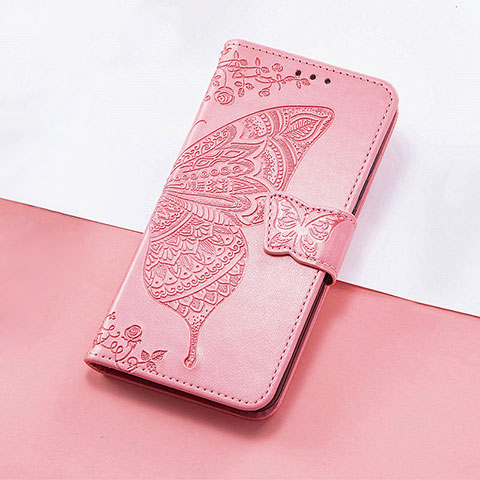 Handytasche Stand Schutzhülle Flip Leder Hülle Schmetterling S01D für Huawei Nova 10 SE Pink