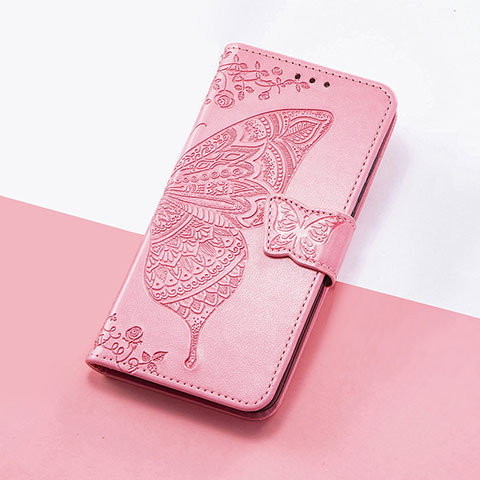 Handytasche Stand Schutzhülle Flip Leder Hülle Schmetterling S01D für Huawei Nova 9 Pro Pink