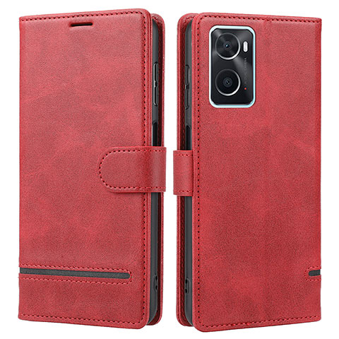 Handytasche Stand Schutzhülle Flip Leder Hülle SY1 für Oppo A36 Rot