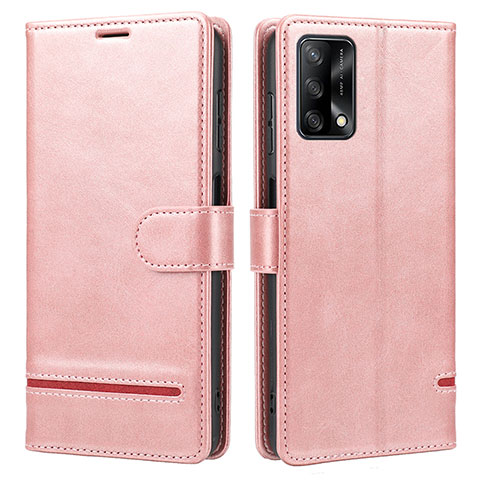 Handytasche Stand Schutzhülle Flip Leder Hülle SY1 für Oppo A74 4G Rosa