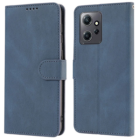 Handytasche Stand Schutzhülle Flip Leder Hülle SY1 für Xiaomi Redmi Note 12 4G Blau