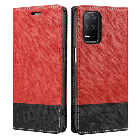 Handytasche Stand Schutzhülle Flip Leder Hülle SY2 für Realme 8s 5G Rot