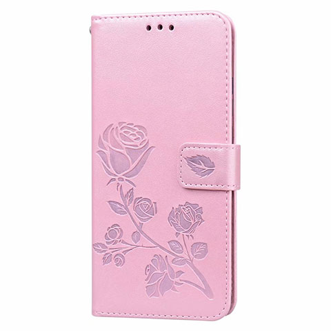 Handytasche Stand Schutzhülle Flip Leder Hülle T01 für Huawei P40 Pro Rosa