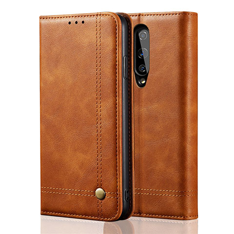 Handytasche Stand Schutzhülle Flip Leder Hülle T01 für OnePlus 8 Orange