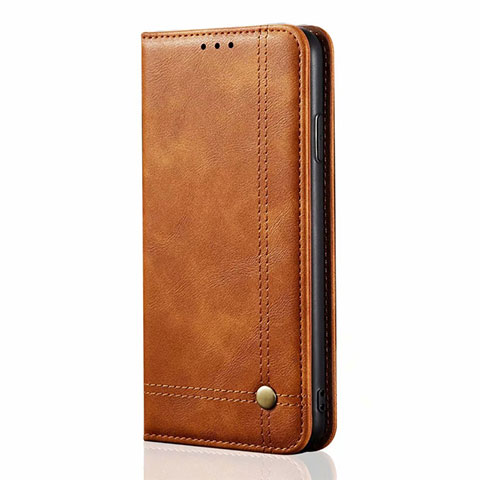 Handytasche Stand Schutzhülle Flip Leder Hülle T01 für Oppo A92 Orange