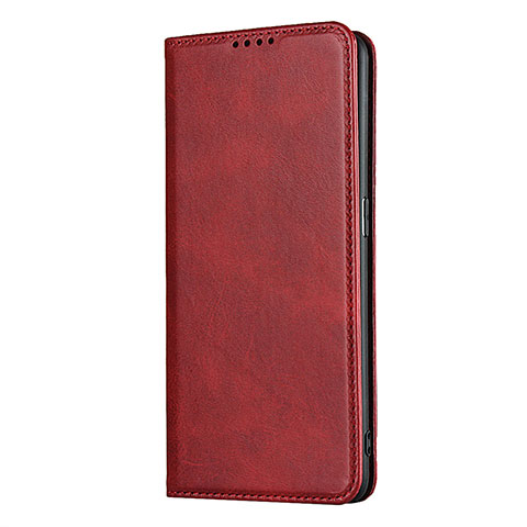 Handytasche Stand Schutzhülle Flip Leder Hülle T01 für Oppo Find X2 Pro Rot