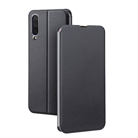 Handytasche Stand Schutzhülle Flip Leder Hülle T01 für Xiaomi Mi A3 Schwarz