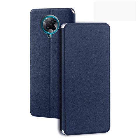 Handytasche Stand Schutzhülle Flip Leder Hülle T01 für Xiaomi Redmi K30 Pro Zoom Blau