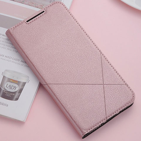 Handytasche Stand Schutzhülle Flip Leder Hülle T02 für Huawei Nova 5 Pro Rosegold