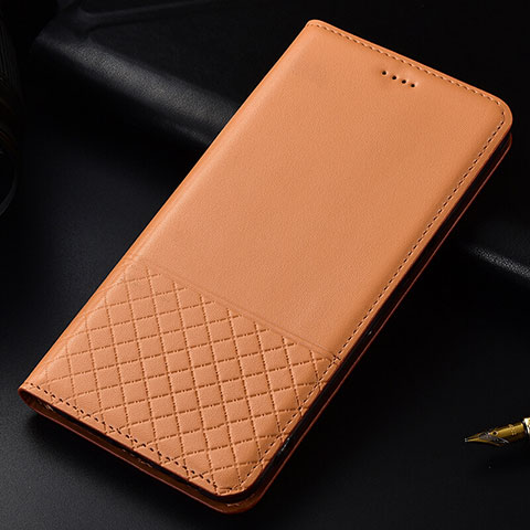 Handytasche Stand Schutzhülle Flip Leder Hülle T02 für OnePlus 7T Pro Orange