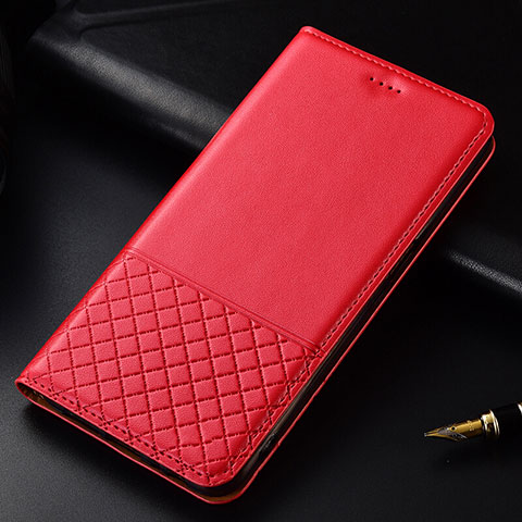 Handytasche Stand Schutzhülle Flip Leder Hülle T02 für OnePlus 7T Pro Rot