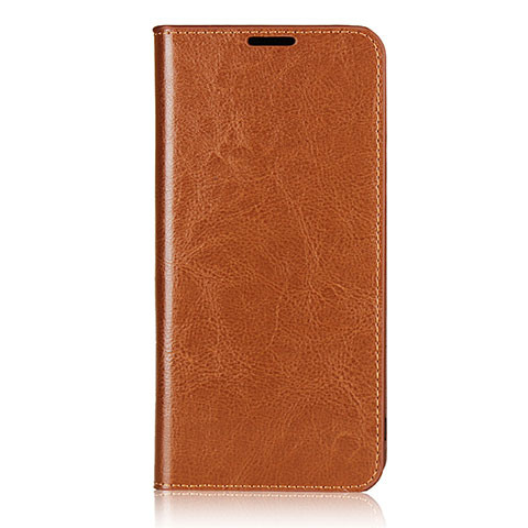 Handytasche Stand Schutzhülle Flip Leder Hülle T02 für Oppo A91 Orange