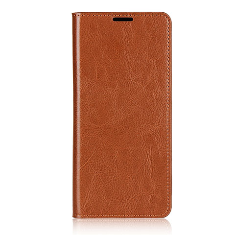 Handytasche Stand Schutzhülle Flip Leder Hülle T02 für Oppo Find X2 Pro Orange