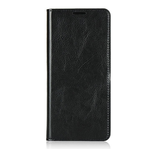 Handytasche Stand Schutzhülle Flip Leder Hülle T02 für Oppo Find X2 Pro Schwarz