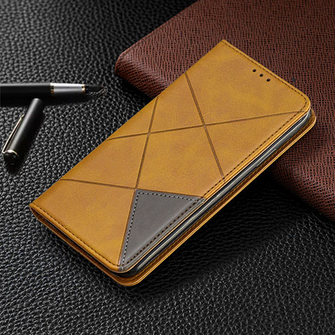 Handytasche Stand Schutzhülle Flip Leder Hülle T02 für Xiaomi Poco M2 Pro Orange