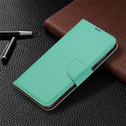 Handytasche Stand Schutzhülle Flip Leder Hülle T02 für Xiaomi Redmi 10X 4G Grün