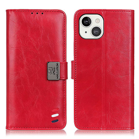 Handytasche Stand Schutzhülle Flip Leder Hülle T03 für Apple iPhone 13 Rot