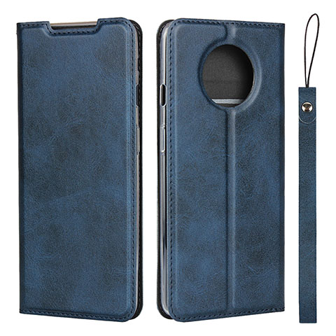 Handytasche Stand Schutzhülle Flip Leder Hülle T03 für OnePlus 7T Blau