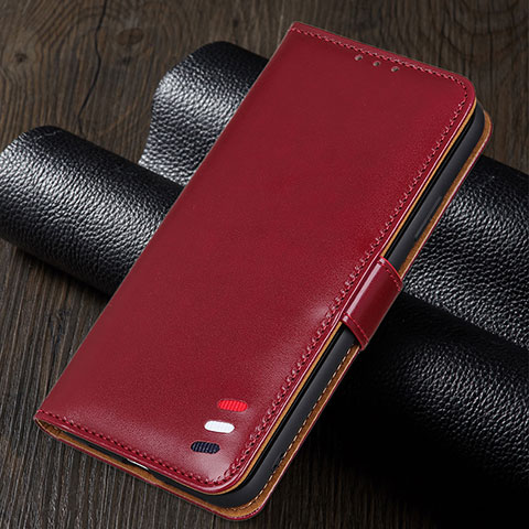 Handytasche Stand Schutzhülle Flip Leder Hülle T03 für Oppo A72 Fuchsie