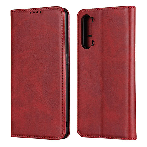 Handytasche Stand Schutzhülle Flip Leder Hülle T03 für Oppo Find X2 Lite Rot