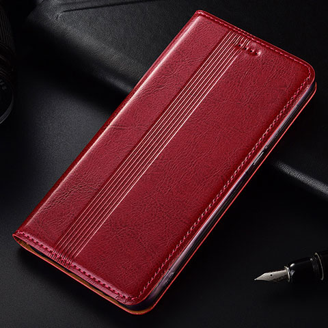 Handytasche Stand Schutzhülle Flip Leder Hülle T03 für Samsung Galaxy Note 10 Plus 5G Rot