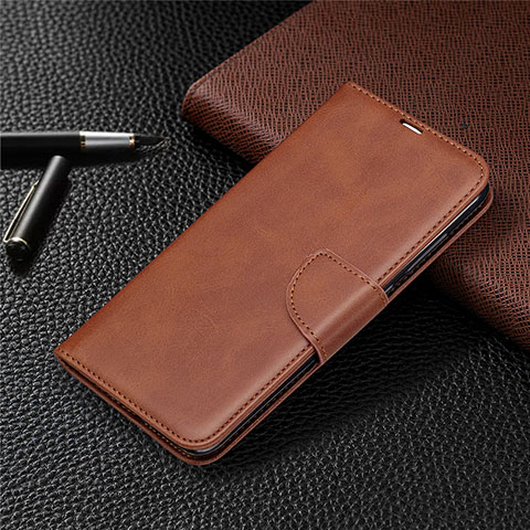 Handytasche Stand Schutzhülle Flip Leder Hülle T03 für Xiaomi Redmi 10X 4G Braun