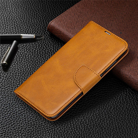 Handytasche Stand Schutzhülle Flip Leder Hülle T03 für Xiaomi Redmi 10X 4G Orange