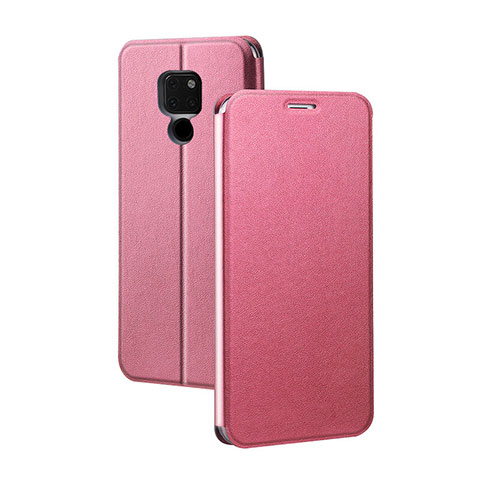 Handytasche Stand Schutzhülle Flip Leder Hülle T04 für Huawei Mate 20 X 5G Rosa