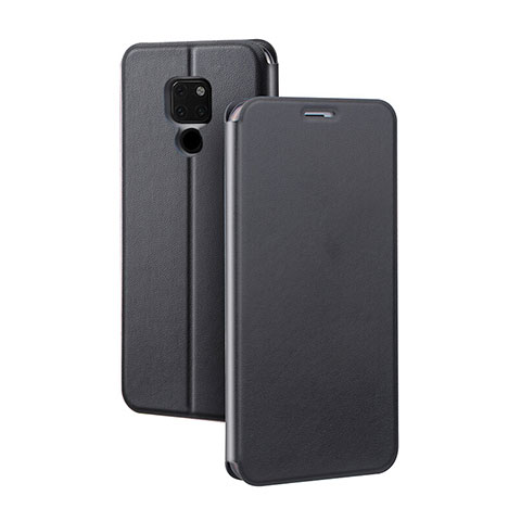 Handytasche Stand Schutzhülle Flip Leder Hülle T04 für Huawei Mate 20 X 5G Schwarz