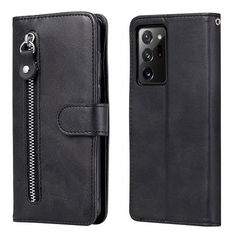 Handytasche Stand Schutzhülle Flip Leder Hülle T04 für Samsung Galaxy Note 20 Ultra 5G Schwarz