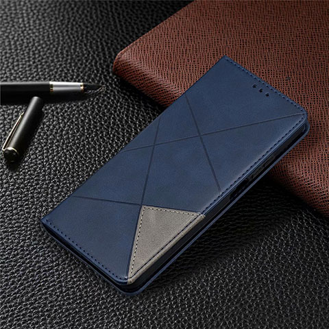 Handytasche Stand Schutzhülle Flip Leder Hülle T04 für Xiaomi Mi 10T Lite 5G Blau