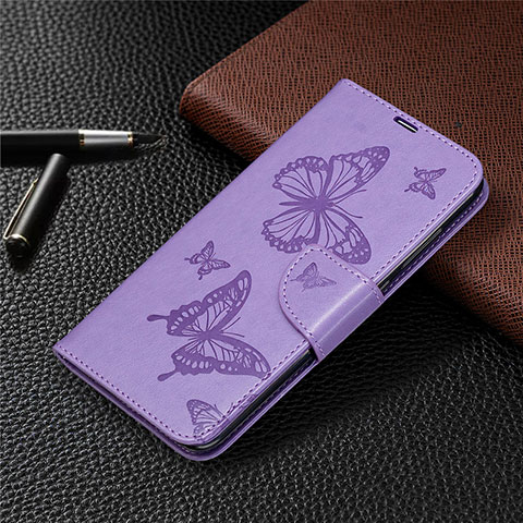 Handytasche Stand Schutzhülle Flip Leder Hülle T04 für Xiaomi Redmi 10X 4G Violett