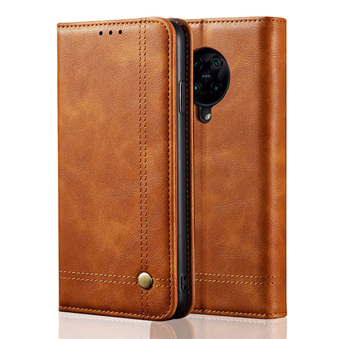 Handytasche Stand Schutzhülle Flip Leder Hülle T04 für Xiaomi Redmi K30 Pro 5G Orange