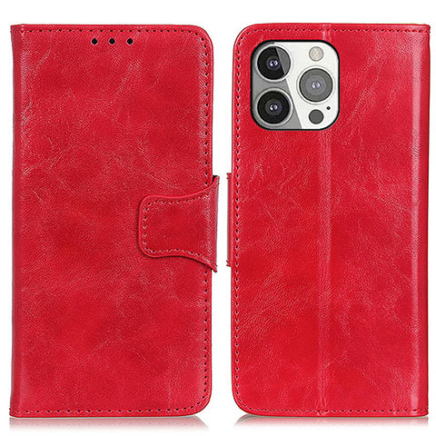 Handytasche Stand Schutzhülle Flip Leder Hülle T05 für Apple iPhone 14 Pro Max Rot