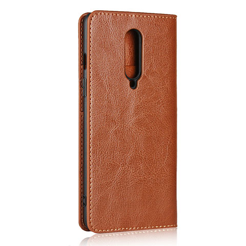 Handytasche Stand Schutzhülle Flip Leder Hülle T05 für OnePlus 8 Orange