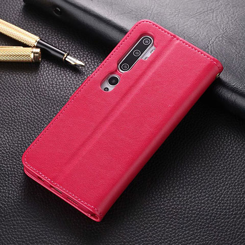 Handytasche Stand Schutzhülle Flip Leder Hülle T05 für Xiaomi Mi Note 10 Pink