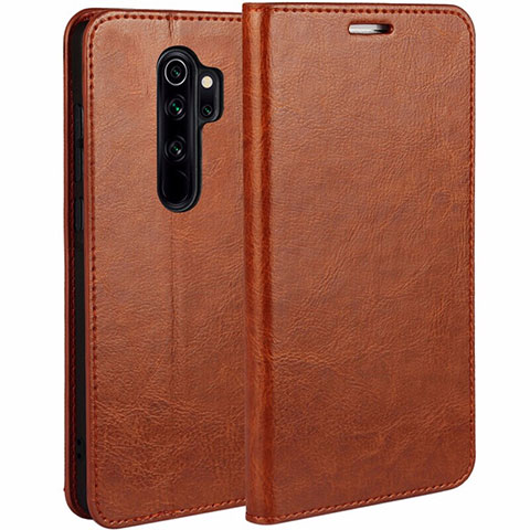 Handytasche Stand Schutzhülle Flip Leder Hülle T05 für Xiaomi Redmi Note 8 Pro Orange