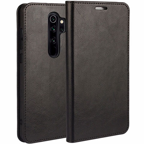 Handytasche Stand Schutzhülle Flip Leder Hülle T05 für Xiaomi Redmi Note 8 Pro Schwarz