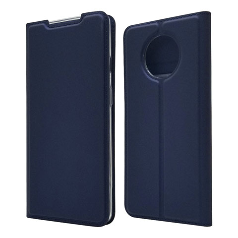 Handytasche Stand Schutzhülle Flip Leder Hülle T06 für OnePlus 7T Blau