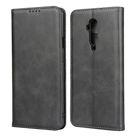 Handytasche Stand Schutzhülle Flip Leder Hülle T06 für OnePlus 7T Pro Schwarz