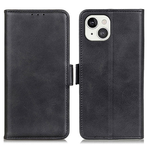 Handytasche Stand Schutzhülle Flip Leder Hülle T07 für Apple iPhone 13 Mini Schwarz