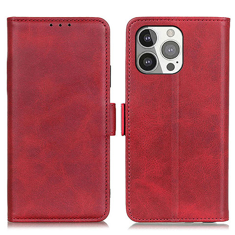 Handytasche Stand Schutzhülle Flip Leder Hülle T07 für Apple iPhone 13 Pro Max Rot