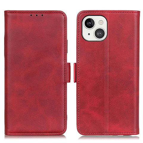 Handytasche Stand Schutzhülle Flip Leder Hülle T07 für Apple iPhone 13 Rot