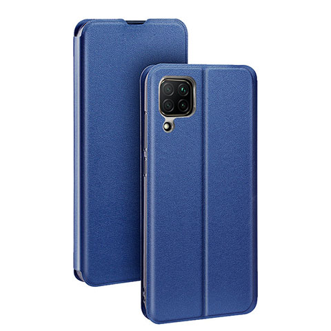 Handytasche Stand Schutzhülle Flip Leder Hülle T07 für Huawei Nova 7i Blau