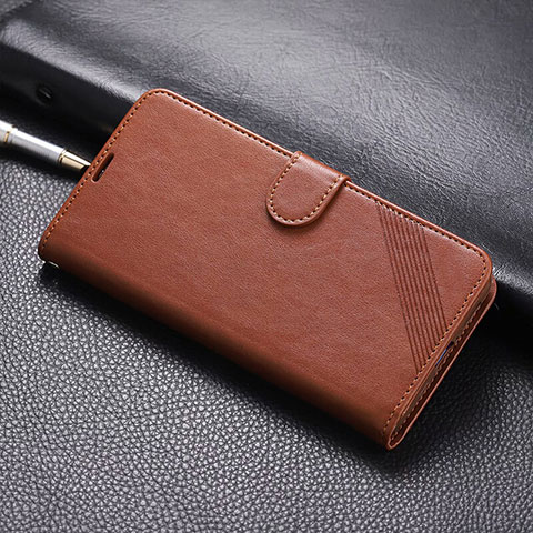 Handytasche Stand Schutzhülle Flip Leder Hülle T07 für Xiaomi Mi 9T Braun