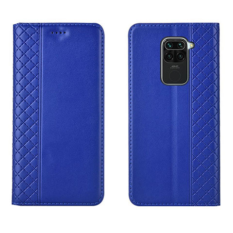 Handytasche Stand Schutzhülle Flip Leder Hülle T07 für Xiaomi Redmi 10X 4G Blau