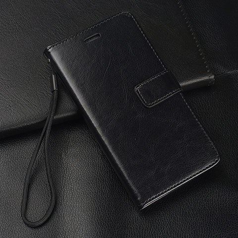 Handytasche Stand Schutzhülle Flip Leder Hülle T08 für Huawei P20 Lite (2019) Schwarz